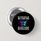 Badge Rond 5 Cm Suicide Awareness Suprt Suicide Prevention Awarene (Devant & derrière)