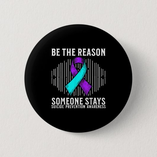 Badge Rond 5 Cm Suicide Awareness Suprt Suicide Prevention Awarene (Devant)