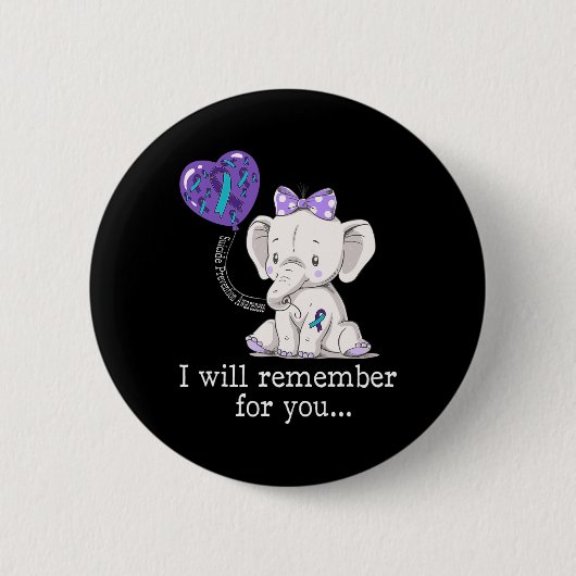 Badge Rond 5 Cm Suicide Prevention (Devant)