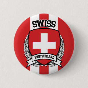 Badge Rond 5 Cm Suisse