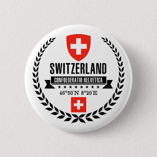 Badge Rond 5 Cm Suisse (Devant)