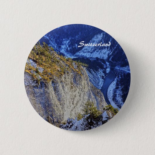 Badge Rond 5 Cm Suisse (Devant)