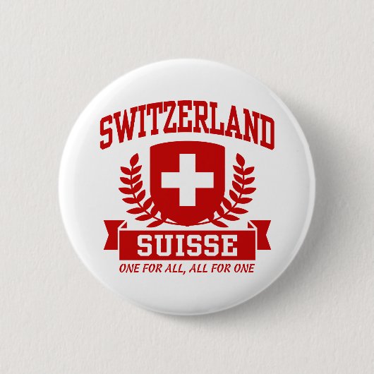 Badge Rond 5 Cm Suisse (Devant)