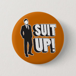 Badge Rond 5 Cm Suit !