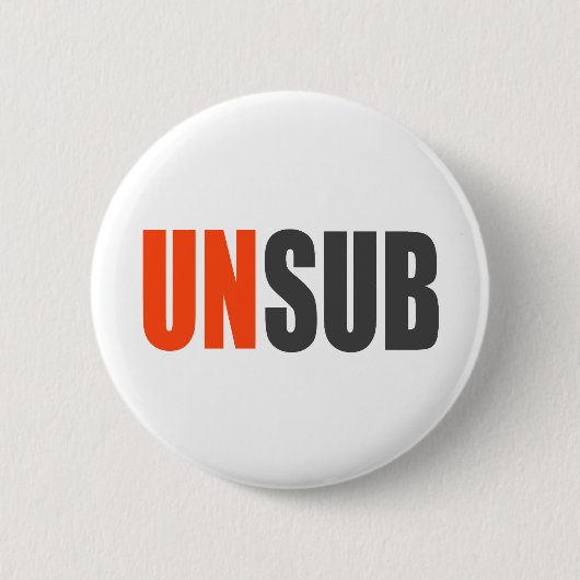 Badge Rond 5 Cm Sujet d'inconnu d'Unsub (Devant)