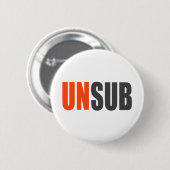 Badge Rond 5 Cm Sujet d'inconnu d'Unsub (Devant & derrière)