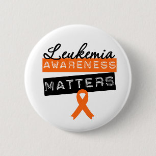 Badge Rond 5 Cm Sujets de conscience de leucémie