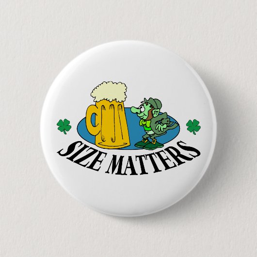 Badge Rond 5 Cm Sujets de taille - cadeau potable irlandais (Devant)
