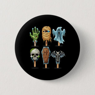 Badge Rond 5 Cm Summer Horror Movies Summer Popsicween Halloween