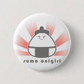 Badge Rond 5 Cm Sumo Onigiri (Devant)