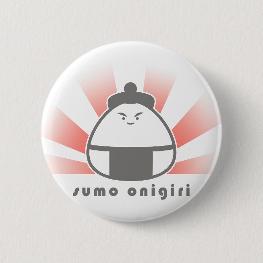 Badge Rond 5 Cm Sumo Onigiri (Devant)