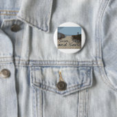 Badge Rond 5 Cm Sun, mer et sable (En situation)