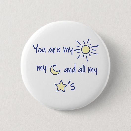 Badge Rond 5 Cm Sun-Moon-and-Stars- (Devant)