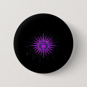 Badge Rond 5 Cm Sun - Whimsigoth Graphic