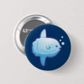 Badge Rond 5 Cm Sunfish mignon (Devant & derrière)