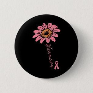 Badge Rond 5 Cm Sunflower Warrior Pink Ribbon Cancer du sein Prix