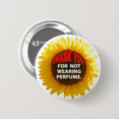 Badge Rond 5 Cm SunflowerNoPerfume (Devant & derrière)