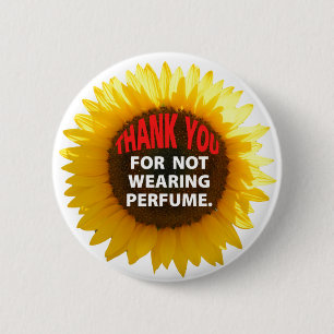 Badge Rond 5 Cm SunflowerNoPerfume