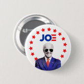 Badge Rond 5 Cm Sunglass Elect Joe Biden Élection présidentielle (Devant & derrière)