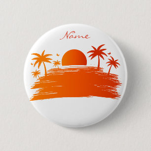 Badge Rond 5 Cm Sunrise Sunset Thunder Cove