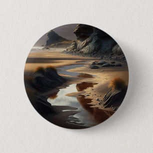 Badge Rond 5 Cm Sunset