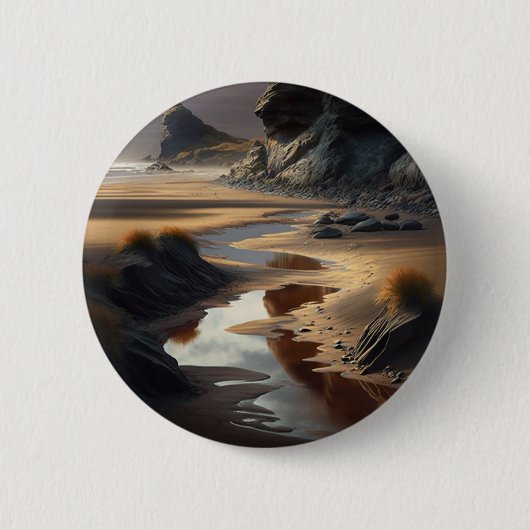 Badge Rond 5 Cm Sunset (Devant)