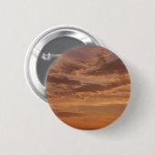 Badge Rond 5 Cm Sunset Clouds II Pastel Nature Abstraite (Devant & derrière)