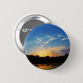 Badge Rond 5 Cm Sunset Mountain Lake (Devant & derrière)