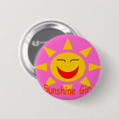 Badge Rond 5 Cm SunshineGal (Devant & derrière)