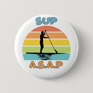Badge Rond 5 Cm SUP ASAP Stand Up Paddling