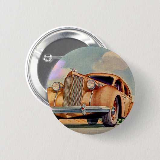 Badge Rond 5 Cm Super 8 Packard 1939 (Devant & derrière)