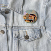 Badge Rond 5 Cm Super 8 Packard 1939 (En situation)