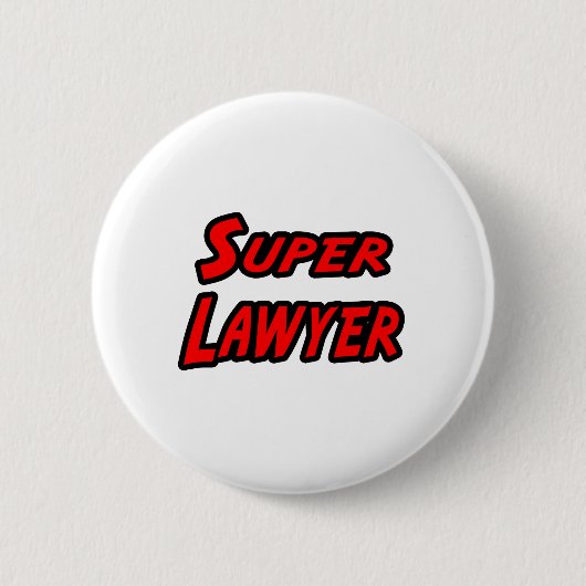 Badge Rond 5 Cm Super Avocat (Devant)