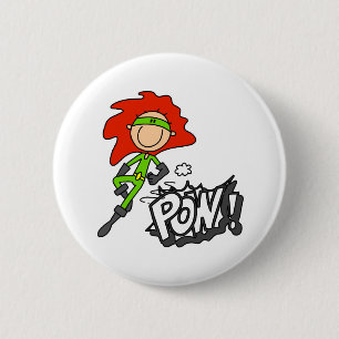 Badge Rond 5 Cm Super Boy POW