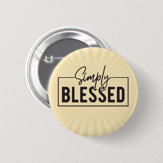 Badge Rond 5 Cm Super cadeau ! Fondée simplement sur la croyance b (Devant & derrière)