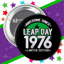Super depuis 1976 Leap Année Jour Février 29 Anniv