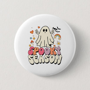 Badge Rond 5 Cm Super Fantôme de Boom Éffrayant Costumes d'Hallowe