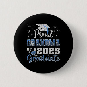 Badge Rond 5 Cm Super Fier Grand-Mère De 2025 Diplômé Awesome Fami