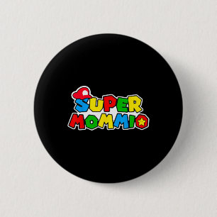 Badge Rond 5 Cm Super Gamer Mommio Femmes Day Pour Les Mères De Hu