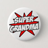 Badge Rond 5 Cm Super grand-mère (Devant)