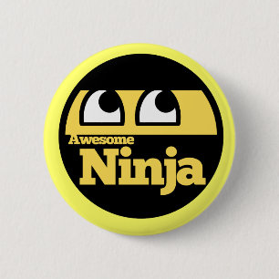 Badge Rond 5 Cm Super Ninja