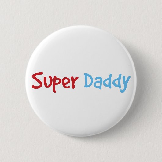 Badge Rond 5 Cm Super papa (Devant)