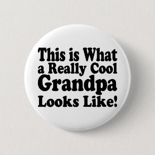 Badge Rond 5 Cm Super-papi Amusant Cadeau d'anniversaire de grand-