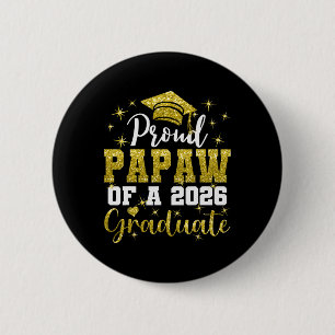Badge Rond 5 Cm Super Papy fier de la promotion 2026 des finissant