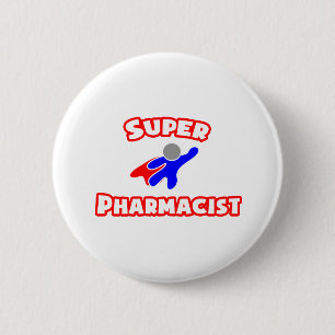 Badge Rond 5 Cm Super-pharmacien