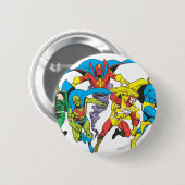 Badge Rond 5 Cm Super Powers™ Collection 10 (Devant & derrière)