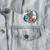 Badge Rond 5 Cm Super Powers™ Collection 12 (En situation)
