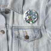 Badge Rond 5 Cm Super Powers™ Collection 13 (En situation)