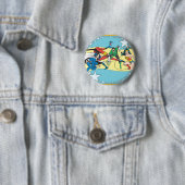 Badge Rond 5 Cm Super Powers™ Collection 14 (En situation)