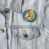 Badge Rond 5 Cm Super Powers™ Collection 15 (En situation)